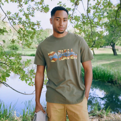 Multicolor logo T-shirt M